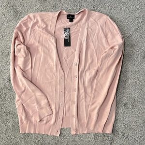 NWT dusty pink cardigan